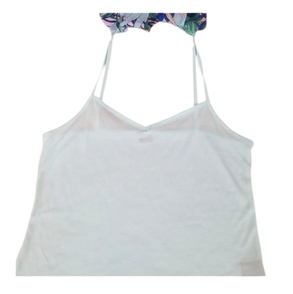 NWOT Liz Claiborne Sleeveless Blouse Multi Print - Picture 2 of 3